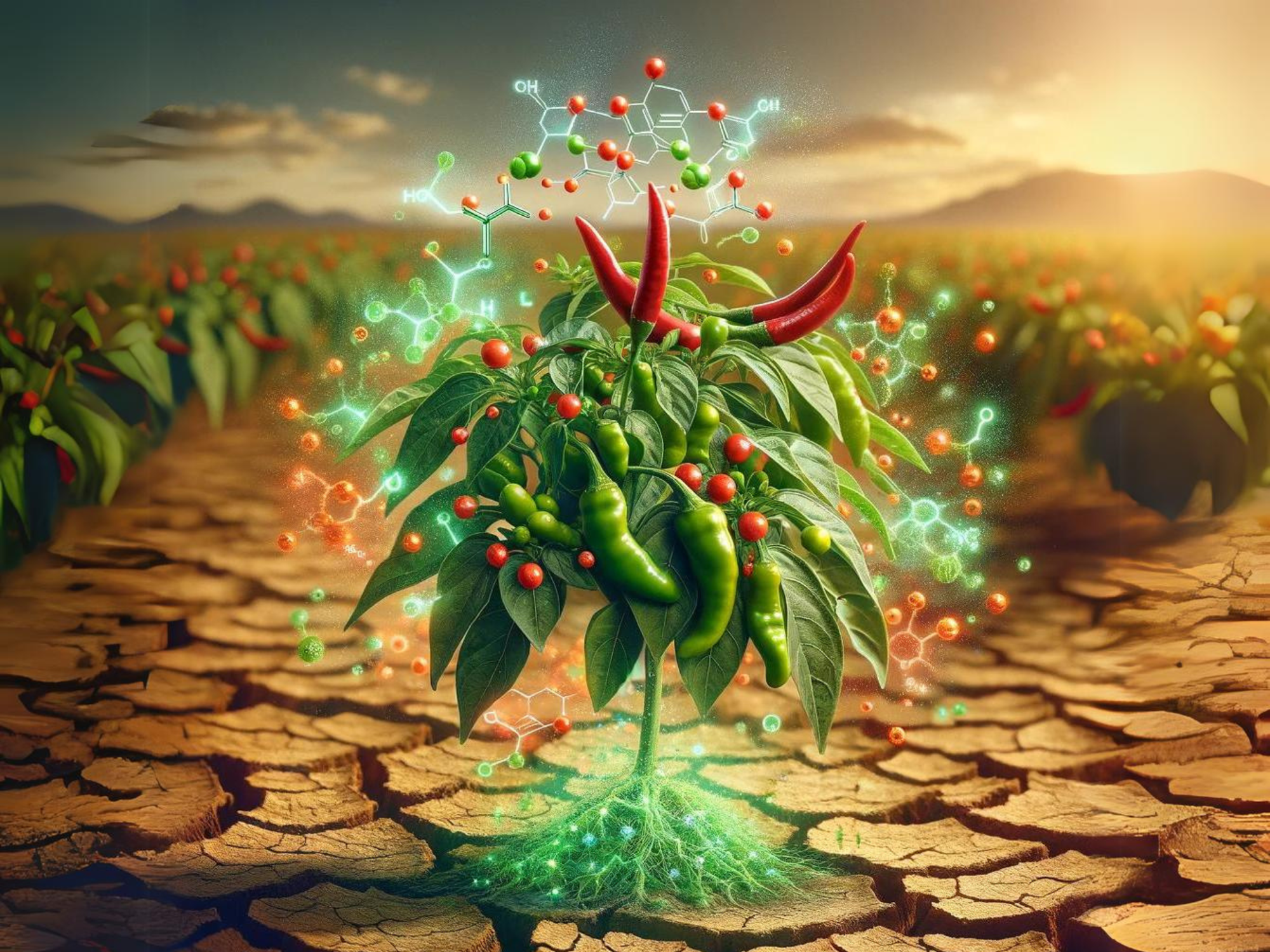 Mitigating Drought Stress in Agriculture: The Role of Zinc-Quantum Dot Biochar and Proline in Enhancing Chili Crop Productivity