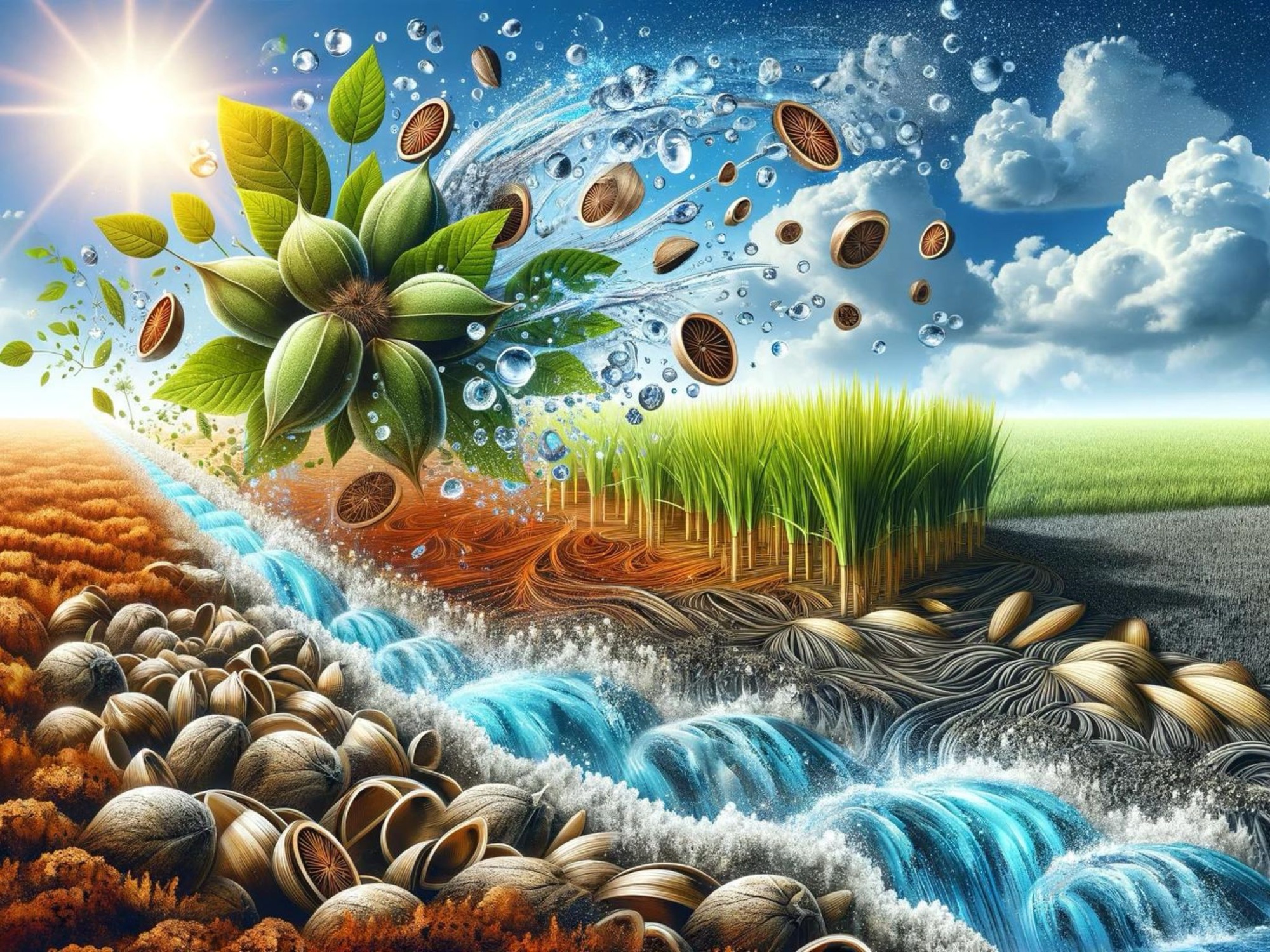 Sustainable Nitrogen Management: Aesculus Turbinata Fruit Shells in Wastewater Treatment and Agriculture