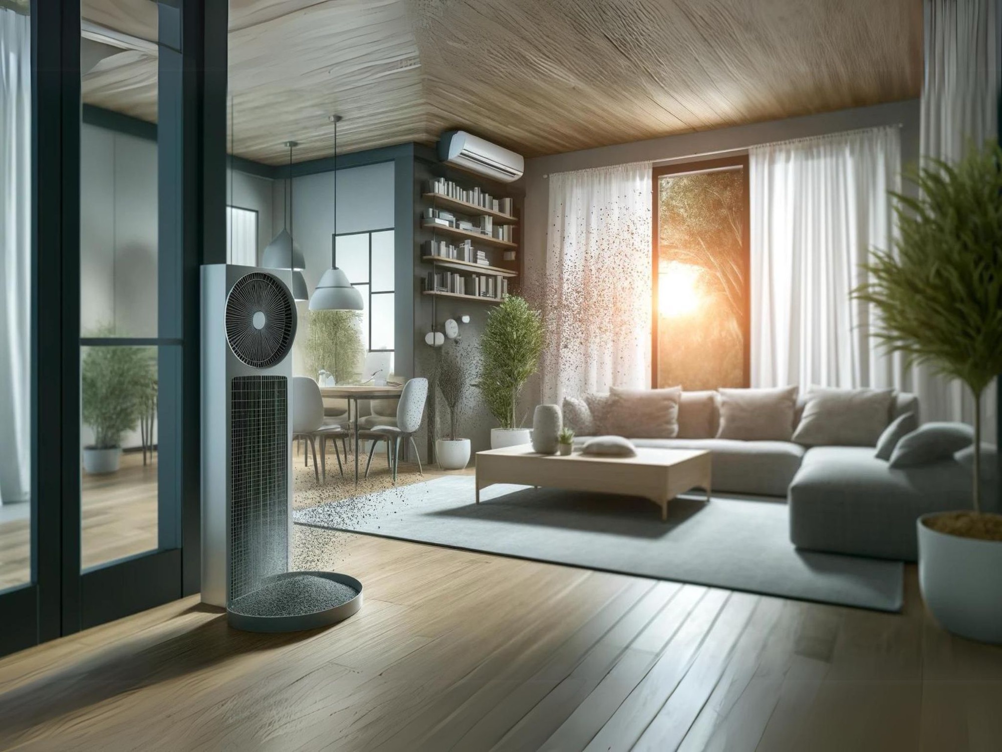 Maximizing Indoor Air Quality: The Role of Biochar Particle Size in Pollutant Adsorption