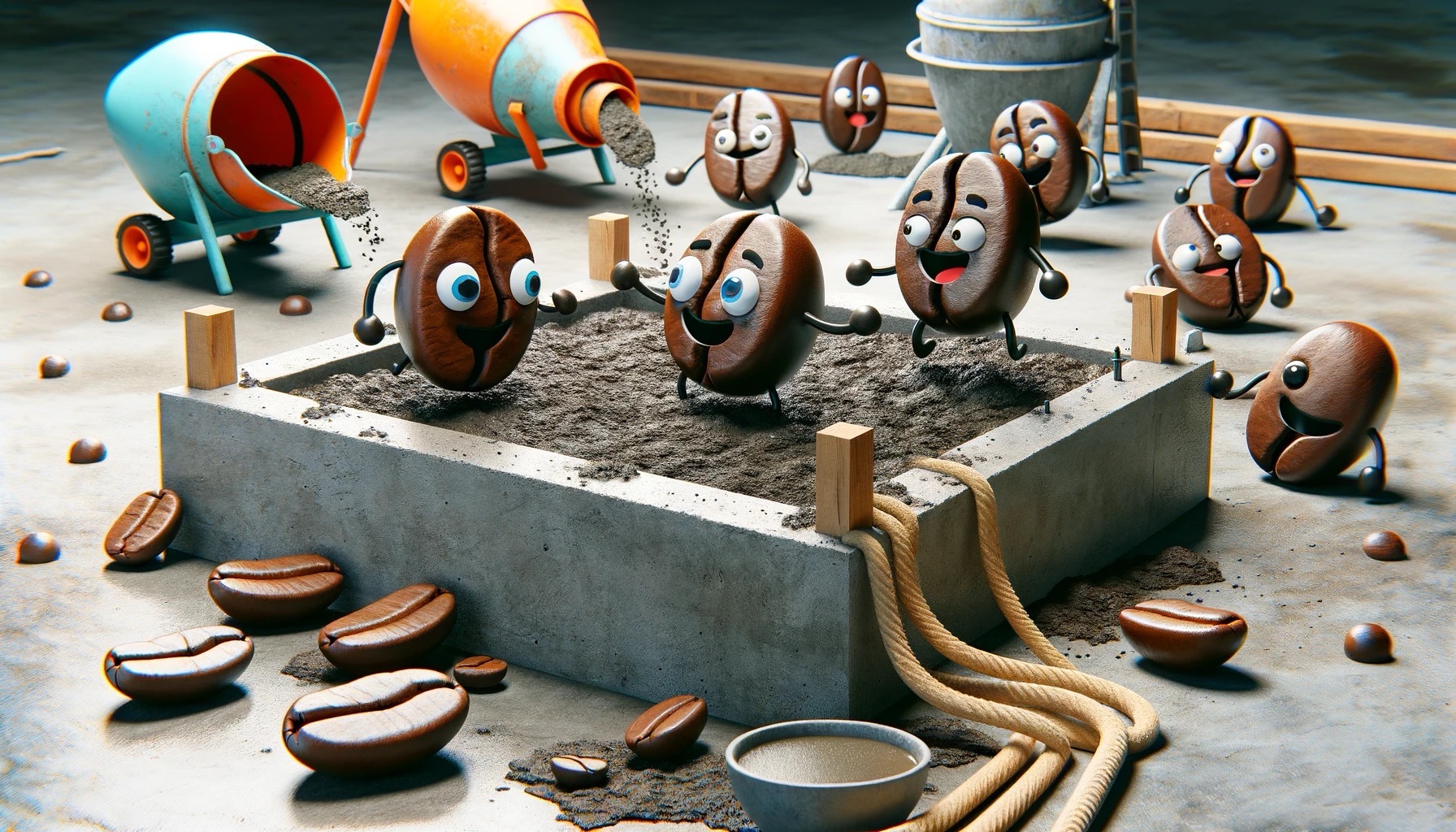 Transforming Coffee Waste into Sustainable Concrete