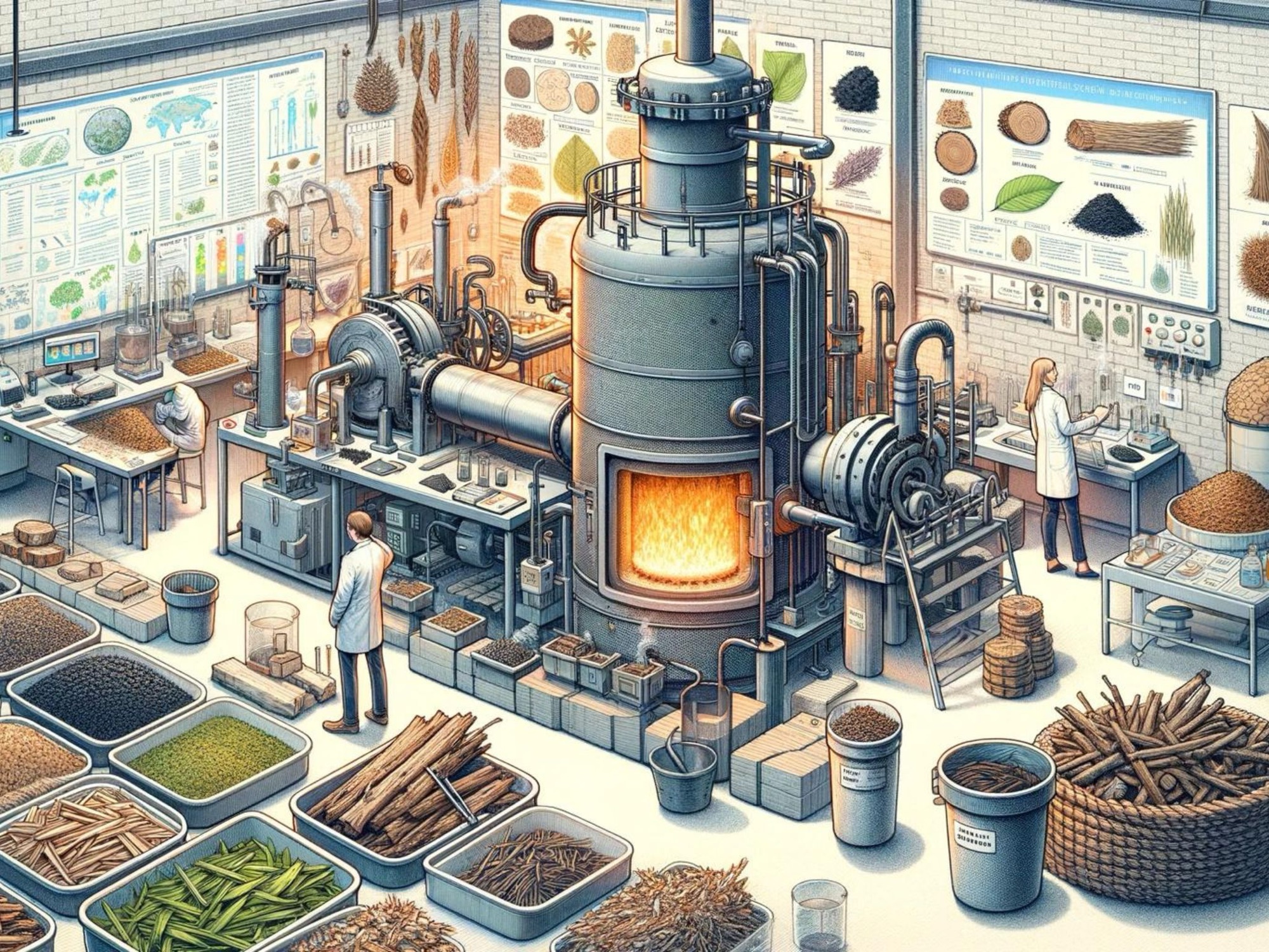 Key Influences on Biochar Properties from Different Biomass Feedstocks