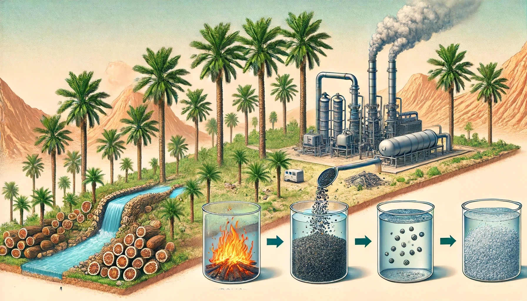 Innovative Biochar from Date Palm Waste for Copper Removal