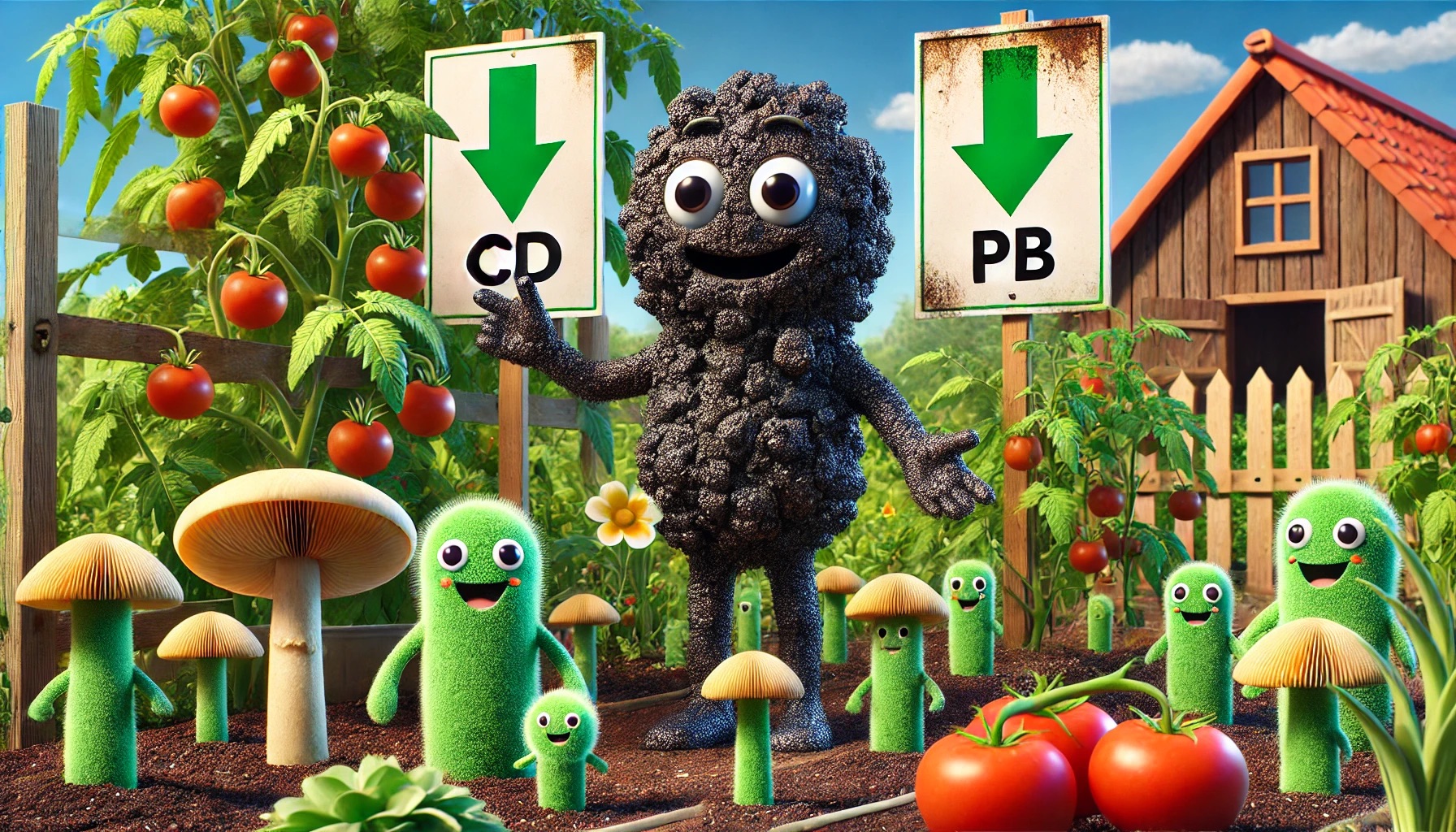 Biochar Stimulates Beneficial Fungi to Clean Contaminated Soil