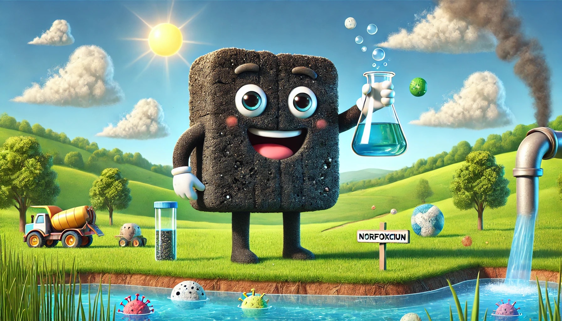 Highly Efficient Adsorption of Norfloxacin by Low-Cost Biochar: Insights and Implications