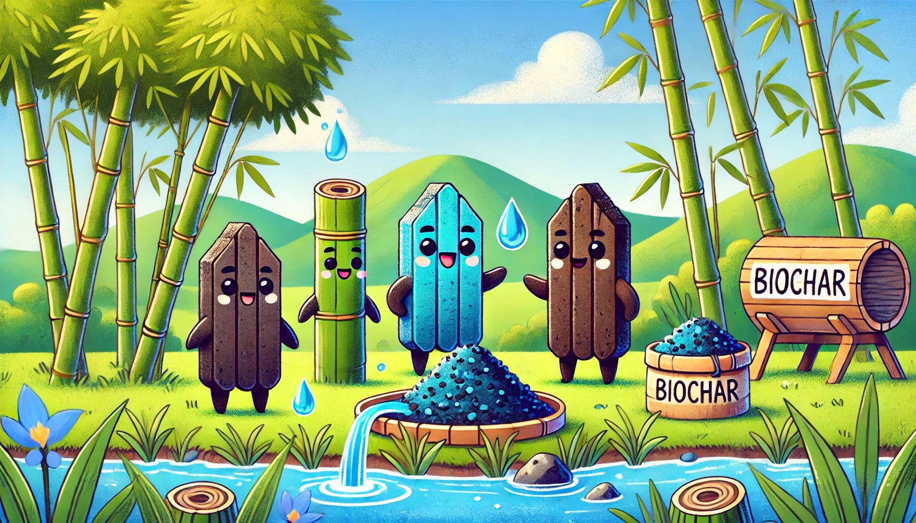 Understanding Biochar Adsorption: The Role of Bamboo Anatomy