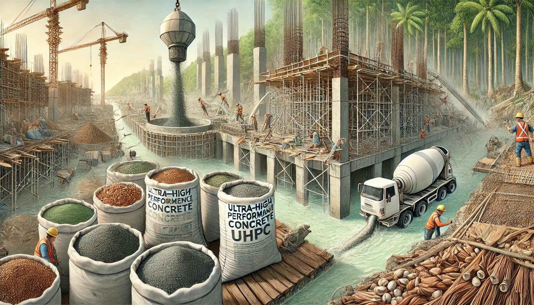 Exploring Biochar in Ultra-High Performance Concrete (UHPC)