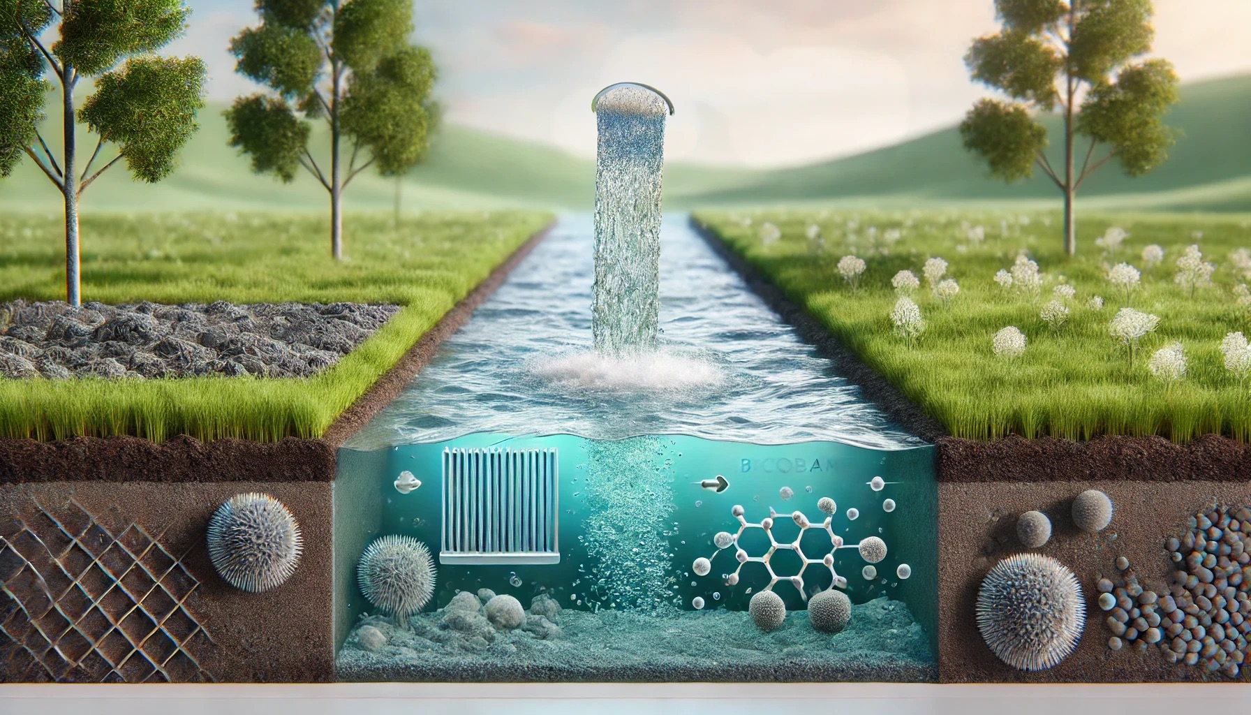 Microbiome-Biochar Hybrid Tackles Toxic Antibiotics in Water Systems