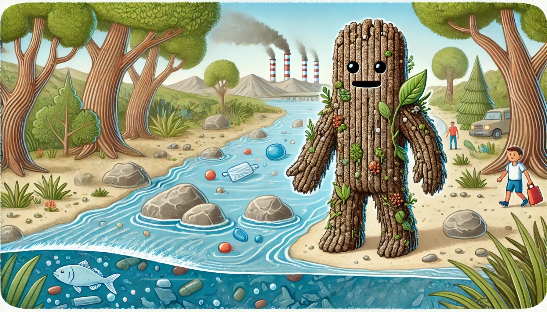 Synergistic Adsorption of Tetracycline in Water Using Biochar and Microplastics