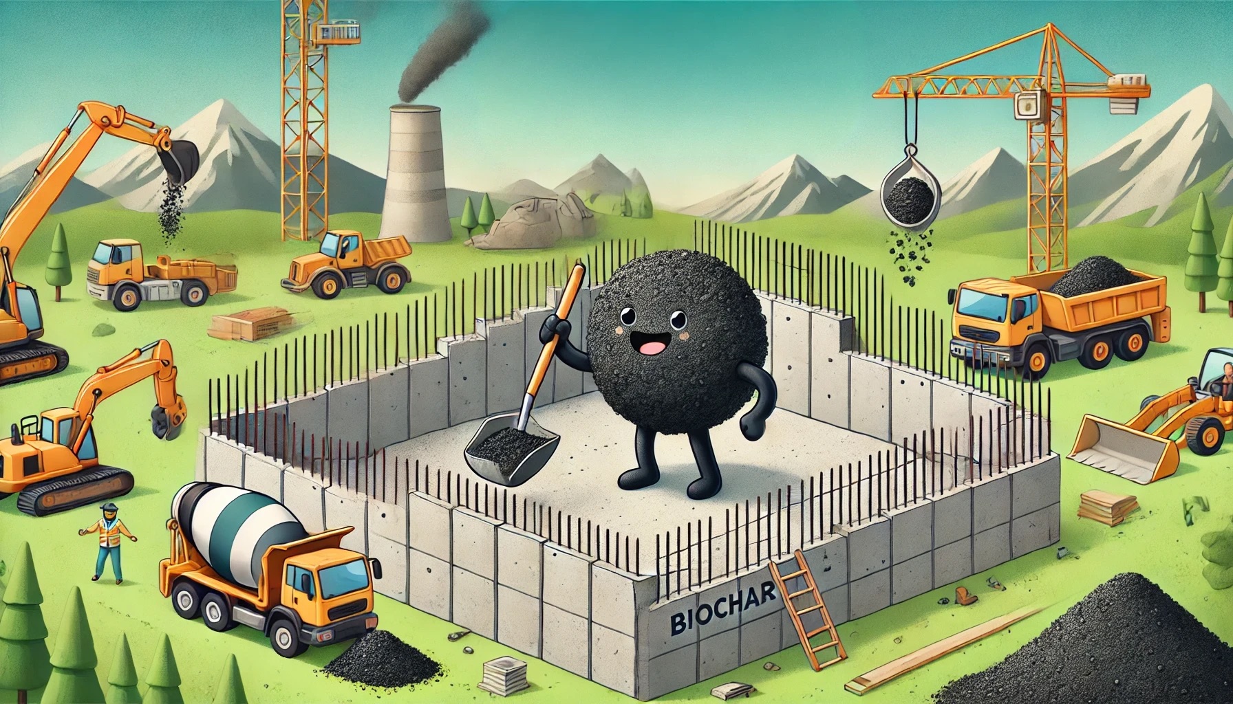 Enhancing Carbon Sequestration in Construction with Biochar Shotcrete