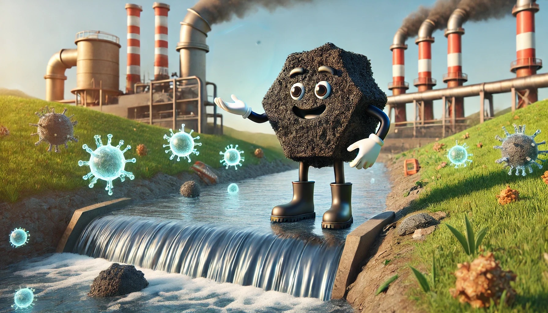 Novel Biochar-Based Nanomaterial Efficiently Removes Chromium from Wastewater