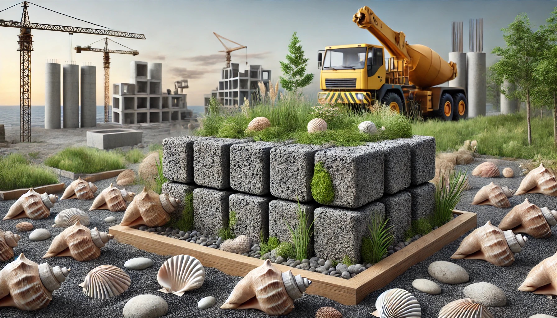 Recycled Seashells Boost Biochar-Cement Composites: A Sustainable Innovation