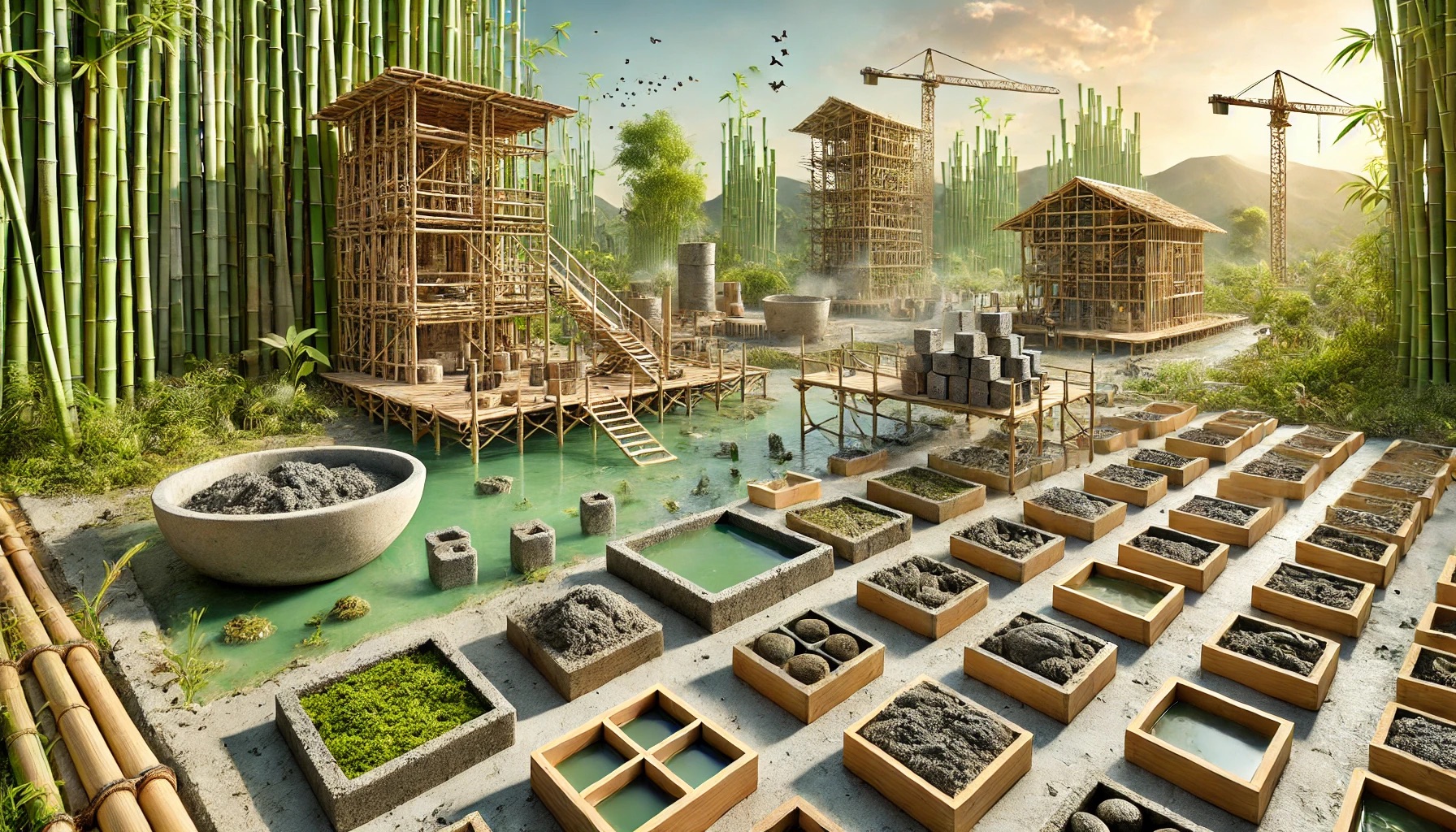 Exploring Bamboo Biochar as a Sustainable Cement Replacement