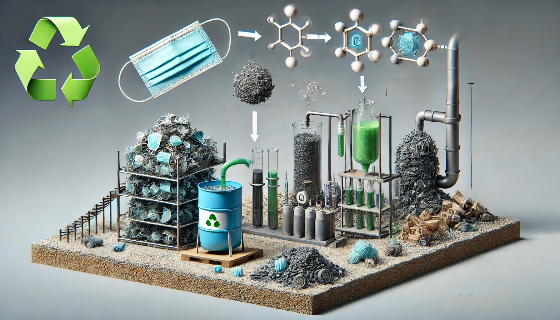 Transforming Waste Masks into Effective Adsorbents for Environmental Pollutants