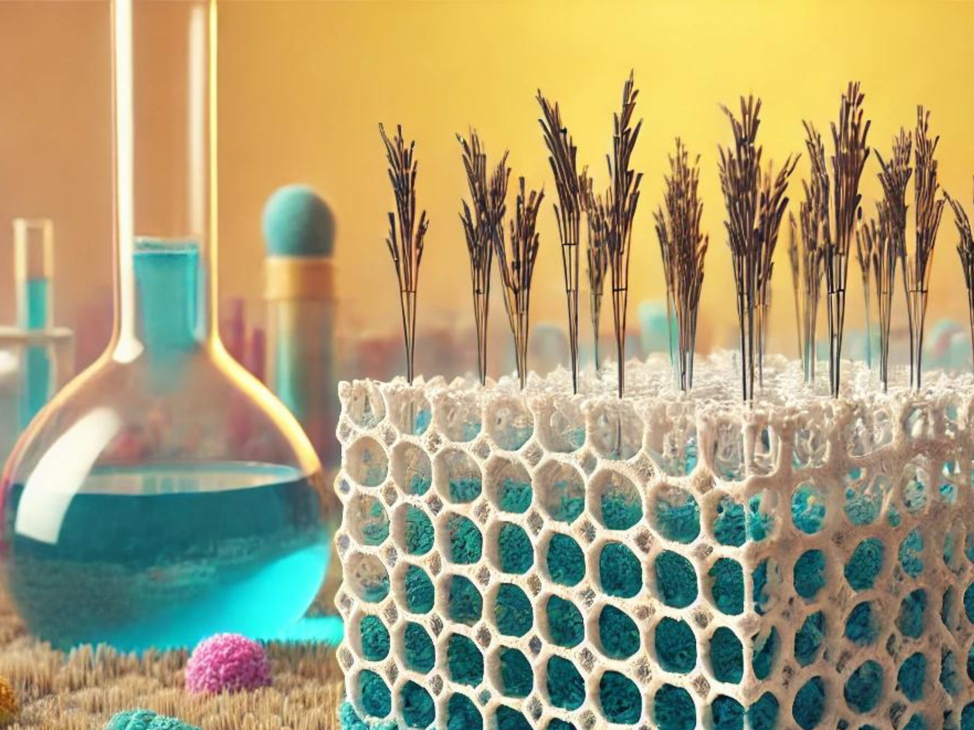 3D-Printed N-Doped Biochar for Enhanced Dye Adsorption