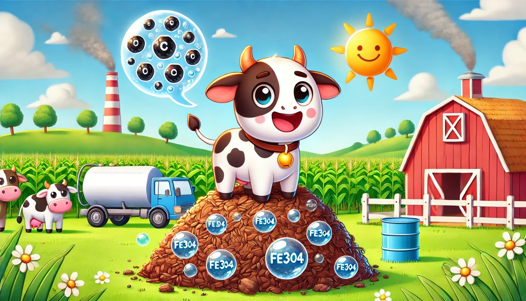 Optimizing Cow Dung and Fe₃O₄ Nanoparticles for Hydrogen Production