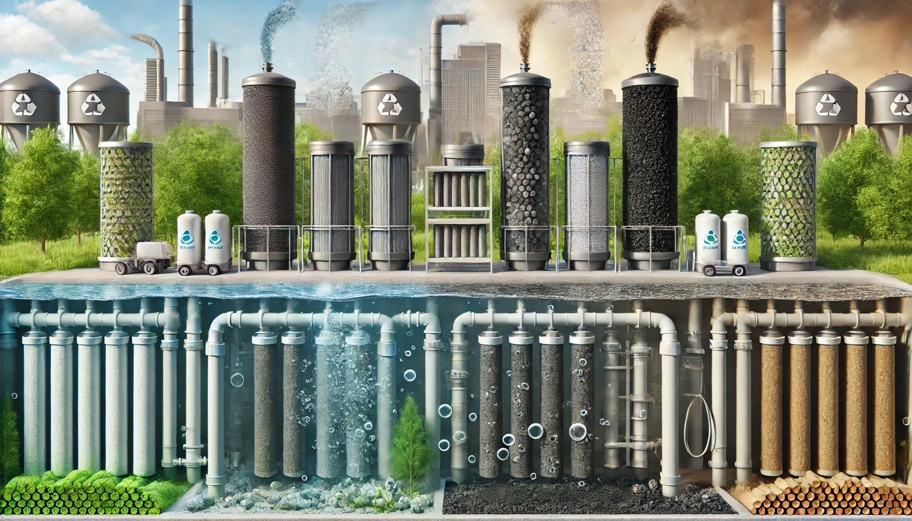 Greywater Treatment with Activated Carbon and Biochar