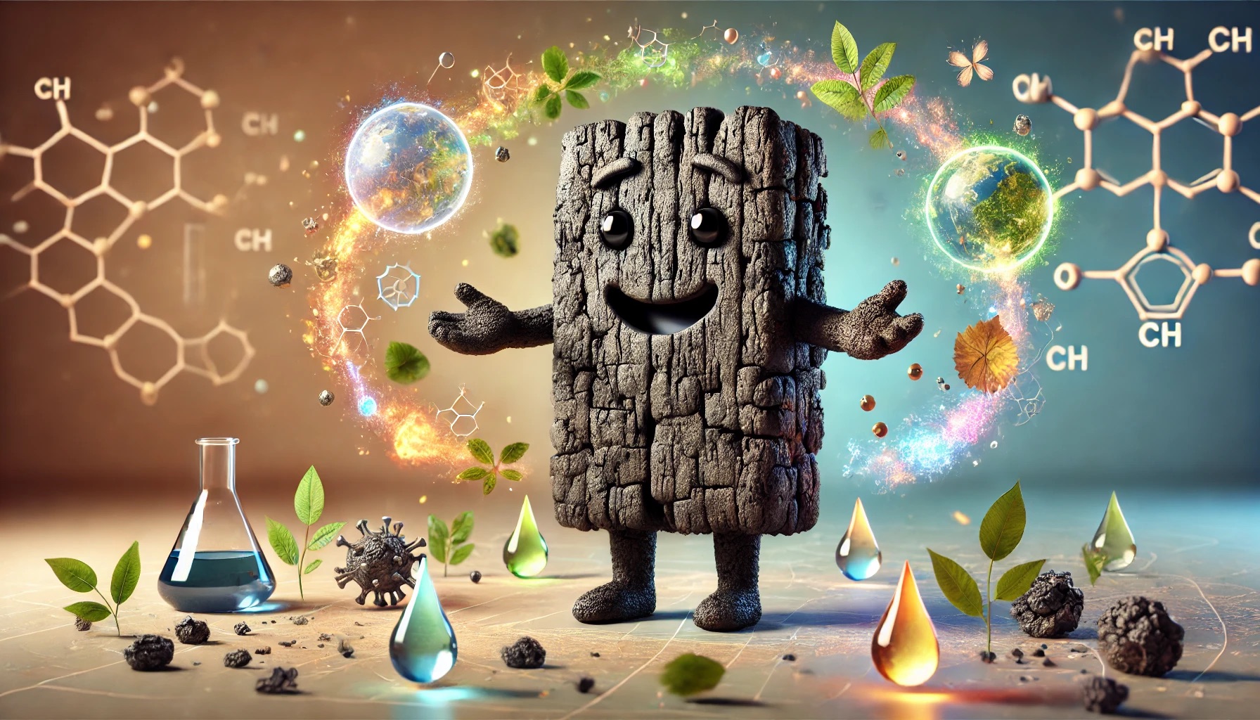 Enhancing Biochar’s Photocatalytic Properties with Perylene Diimide for Efficient Dye Degradation