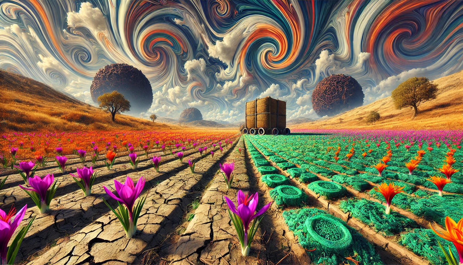 The Impact of Organic Fertilizers on Saffron Growth in Saline Soils