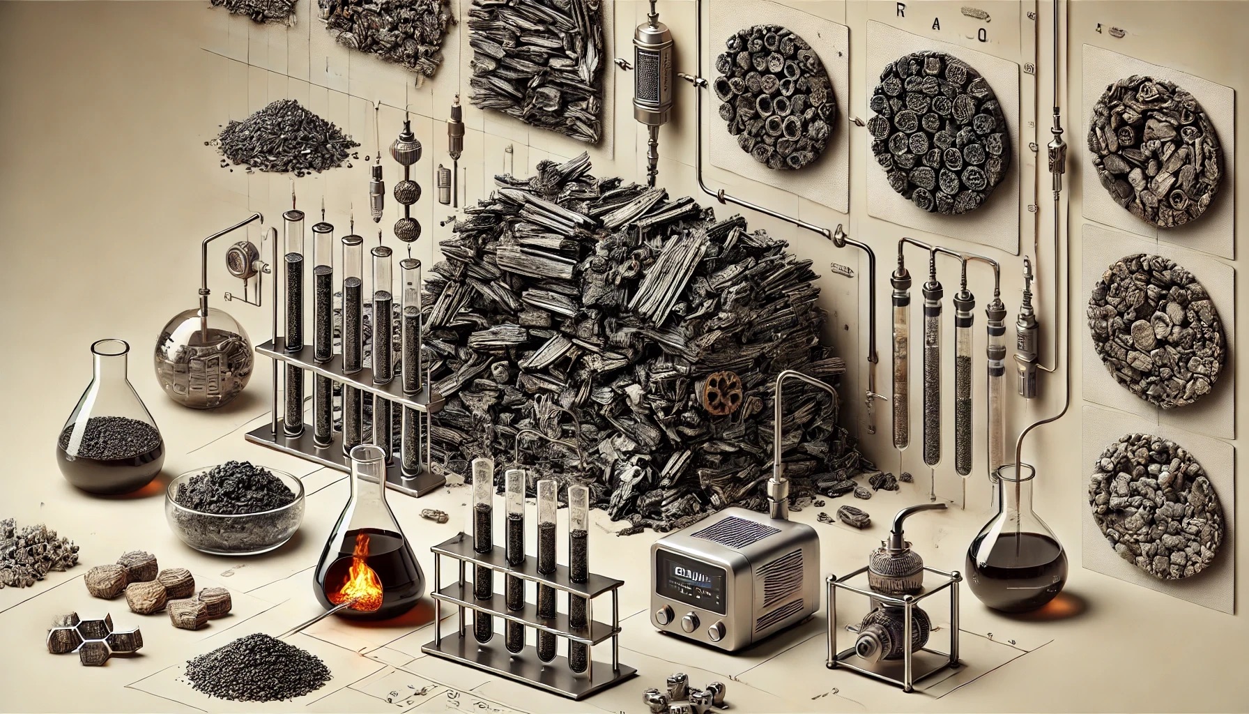 Optimizing Rice Husk Biochar with Chemical Activation and CO2 Pyrolysis
