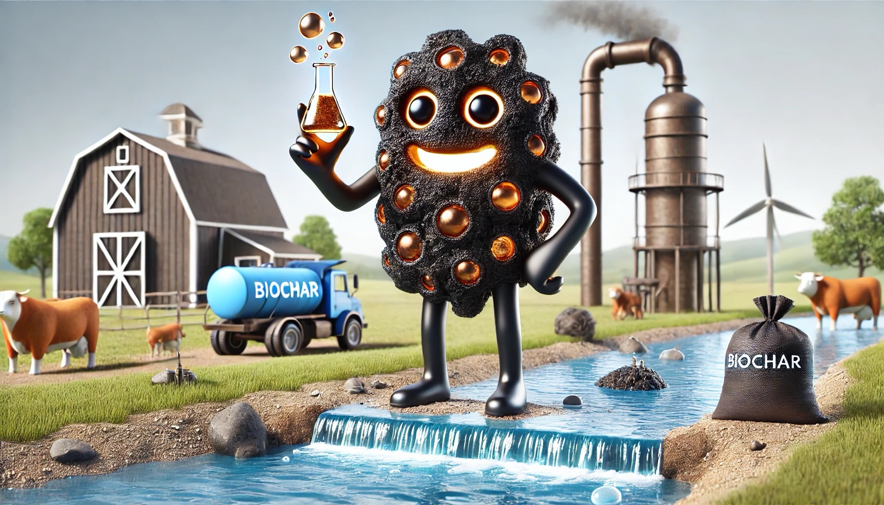 Synergistic Removal of Oxytetracycline Using Copper-Loaded Biochar