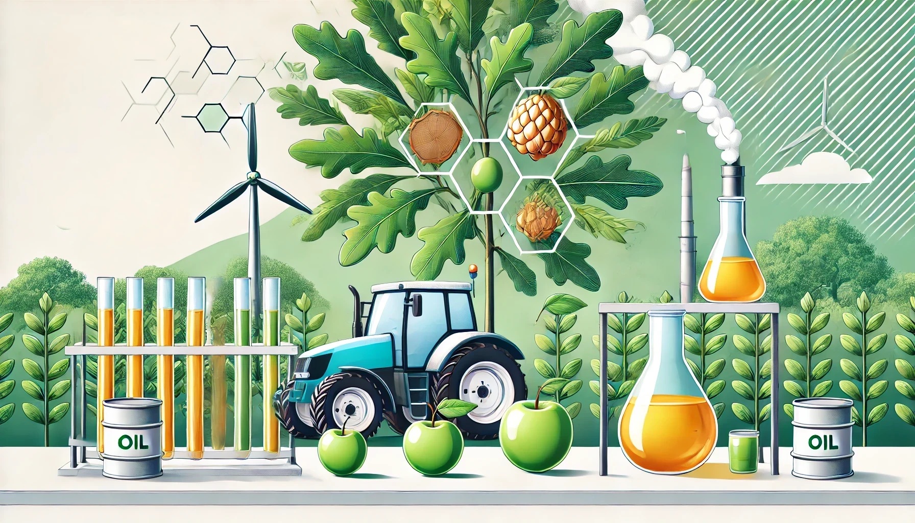 Biodiesel Production and Emissions Reduction with Oak Leaf-Derived Nanocatalysts