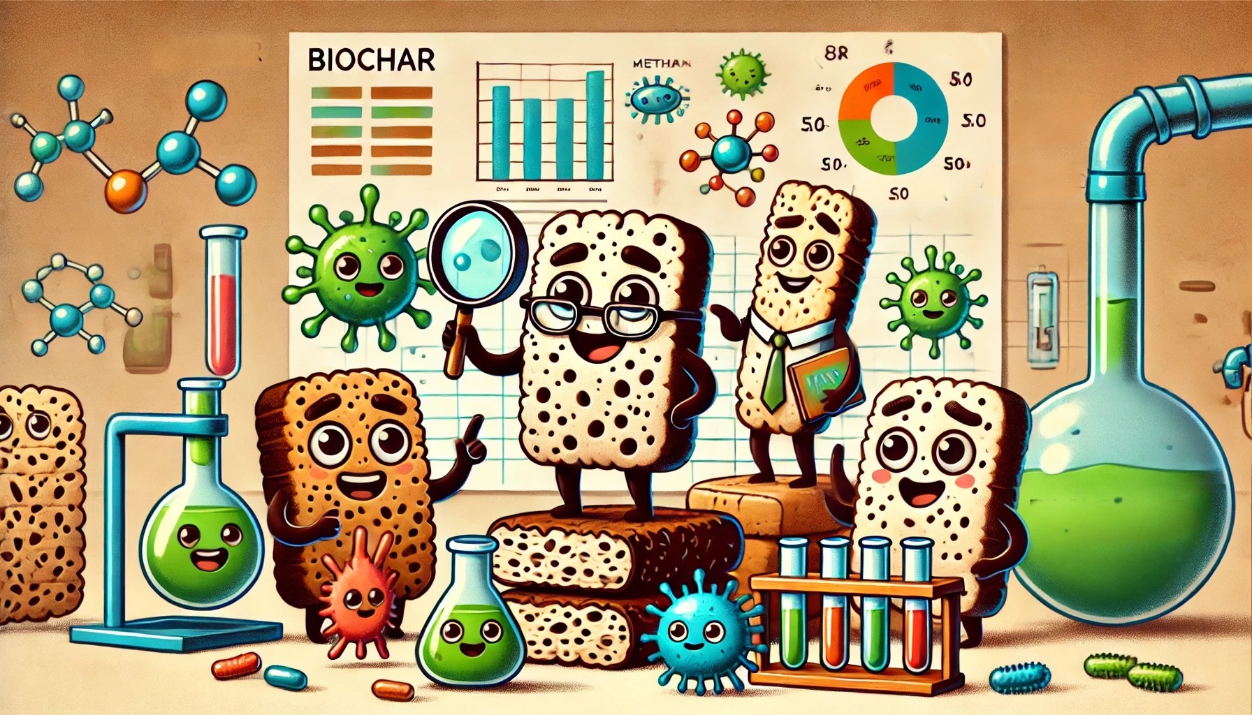 Enhancing Anaerobic Digestion with Nitrogen-Doped Biochar