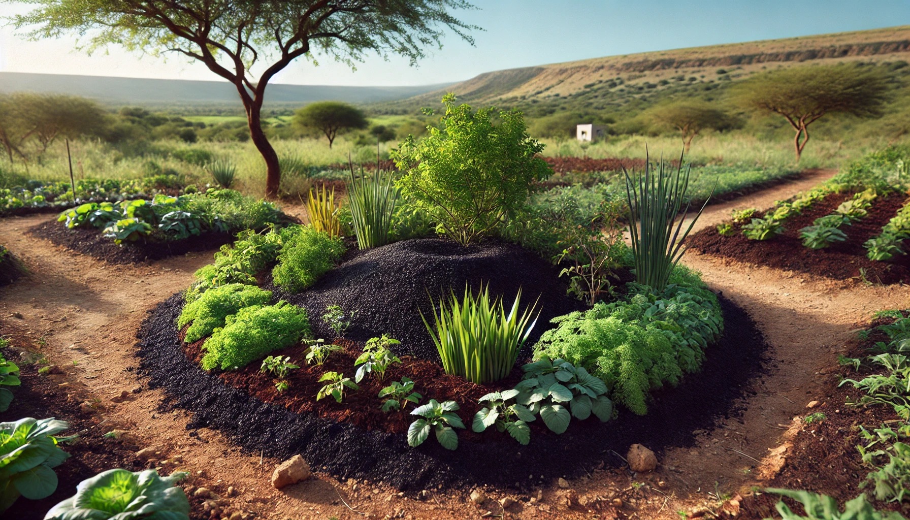 Improving Soil Health in Polluted Regions with Biochar and Compost