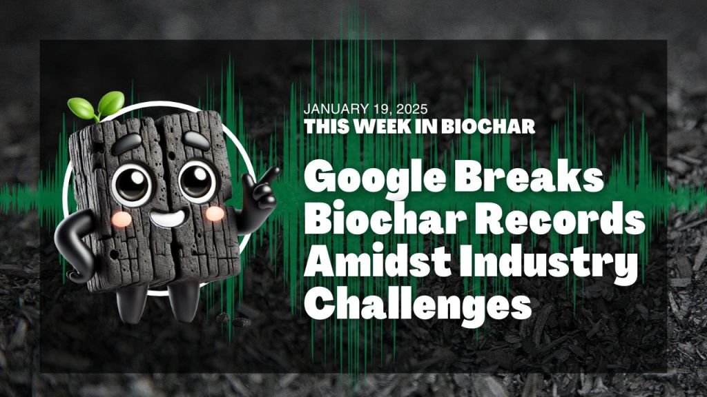 Google Breaks Biochar Records as Industry Faces Challenges (1.19.2025)