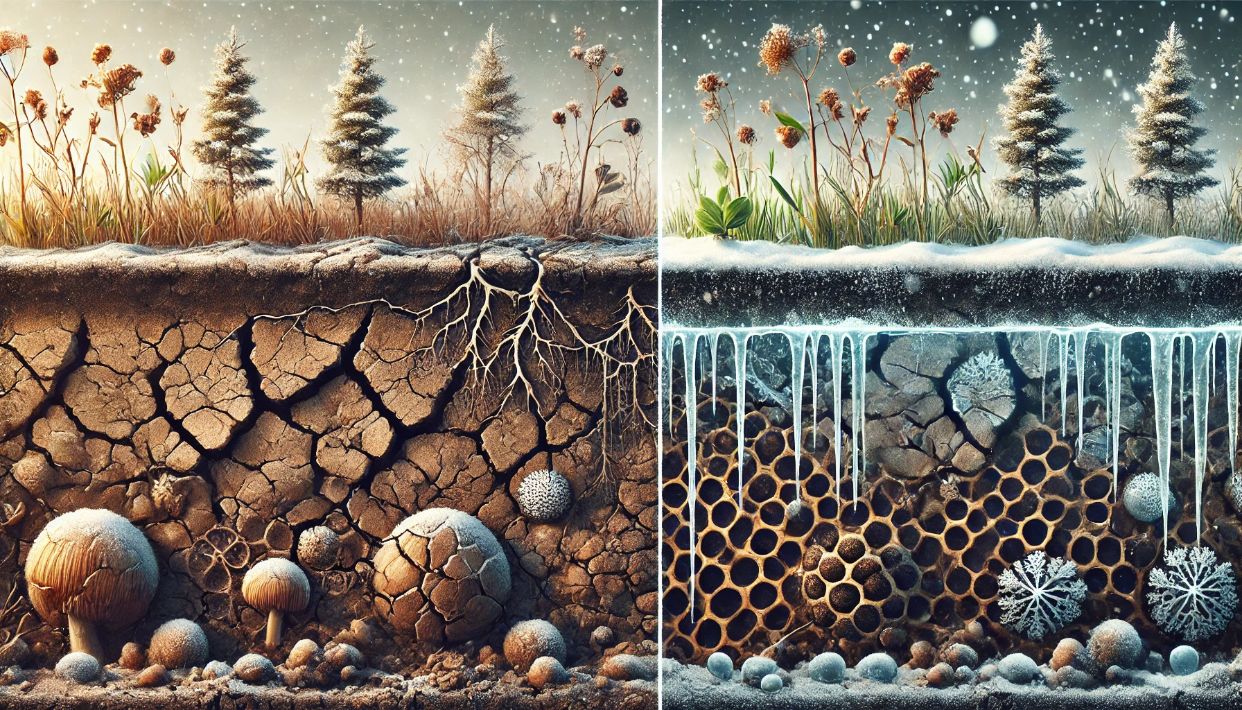 How biochar mitigates soil damage caused by freeze–thaw cycles