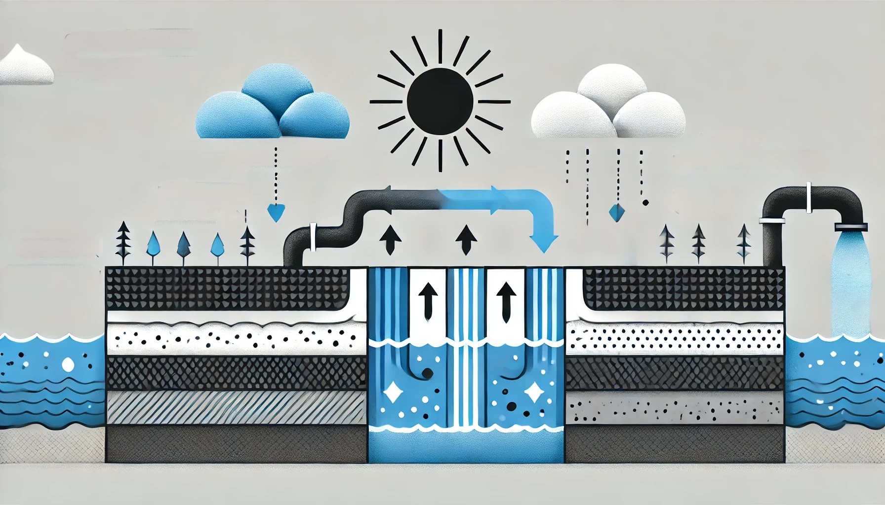 Combining UV/H₂O₂ and Biochar: A Four-Year Solution for Removing Hydrophilic Contaminants from Dry Wells