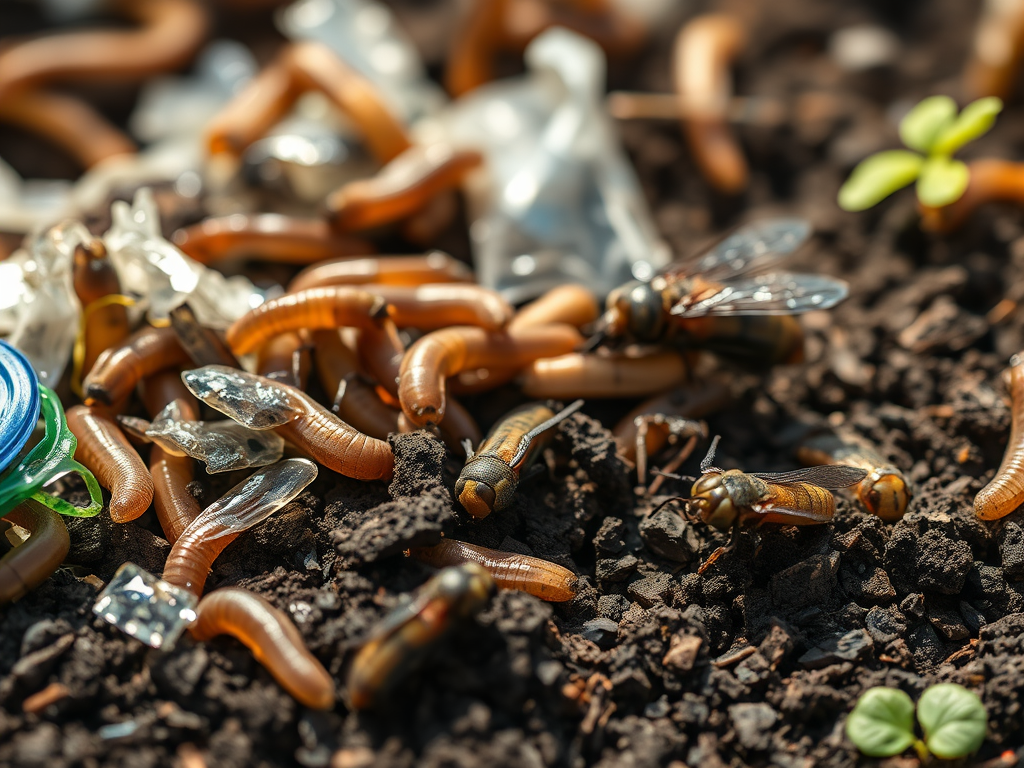 Insect Farming and Biochar: A Synergistic Approach to Plastic Waste Revalorization