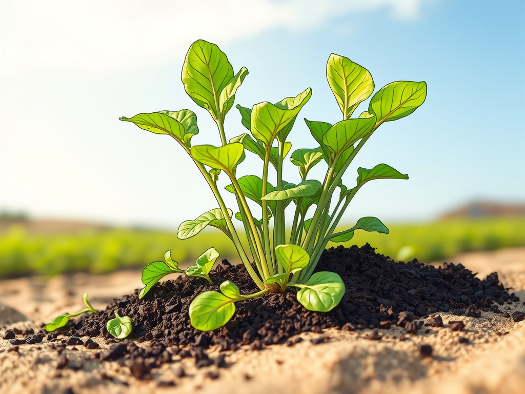 Sorghum Biochar at 3% Boosts Arugula Biomass by 146% in Saline Soils