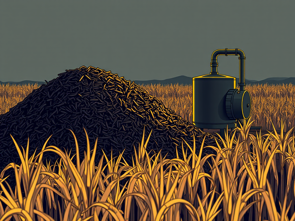 Biochar Production Reduces Greenhouse Gas Emissions by 65%