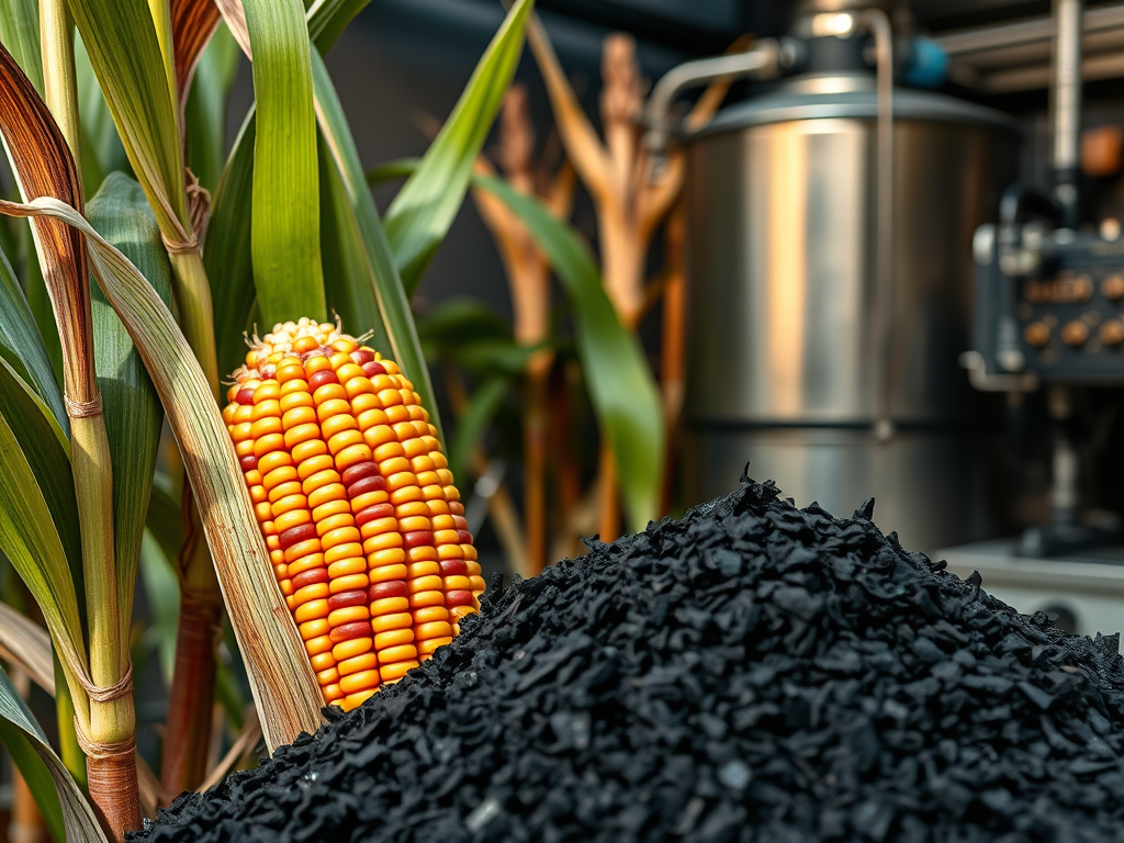 Maize Stover Biochar Reduces Nitrogen in Tequila Wastewater by 40% at 10x Lower Cost