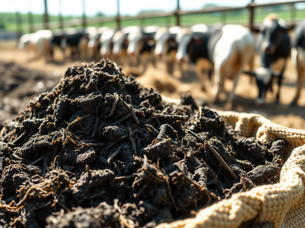 10% Biochar Reduces Greenhouse Gas Emissions by 32% in Manure Storage