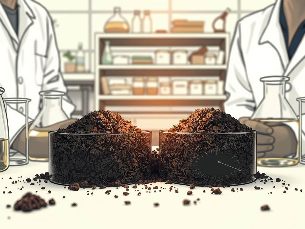 Cud Biochar Boosts Soil Organic Carbon by 6.22% and pH by 4.43