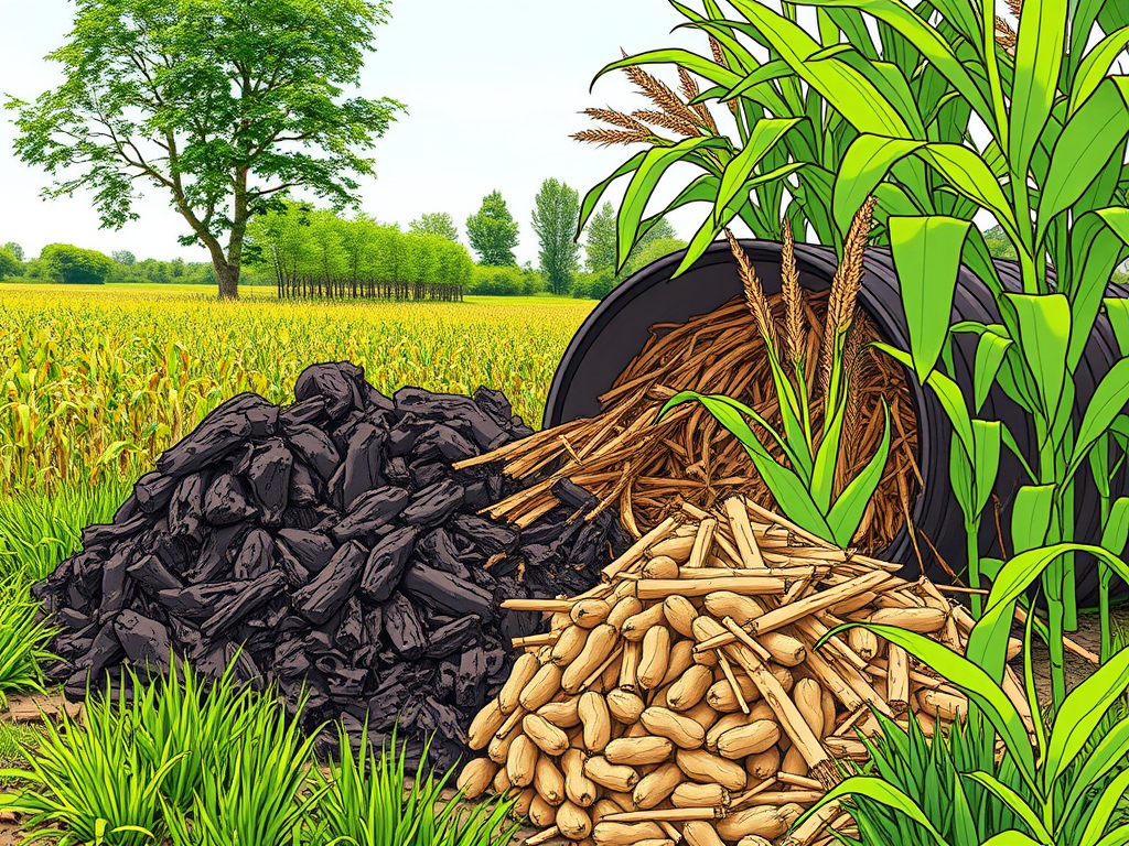Peanut Straw Biochar Boosts Methane Production by 19% in Manure Co-Digestion