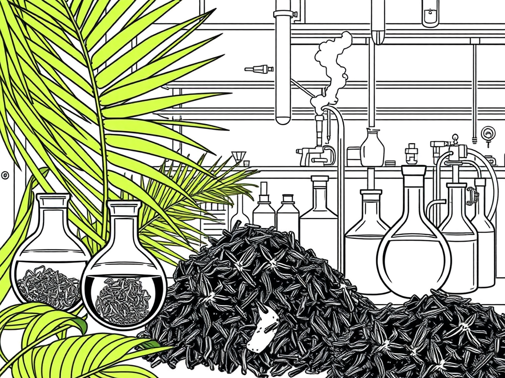 Acidic Pretreatment and Waste Oil Co-torrefaction Optimize Biochar from Palm Fronds