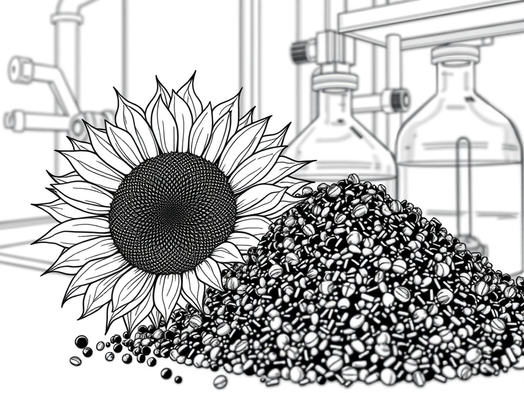 Sunflower Seed Hull Biochar Achieves 95% 4-Nitrophenol Removal from Water at pH 5.5