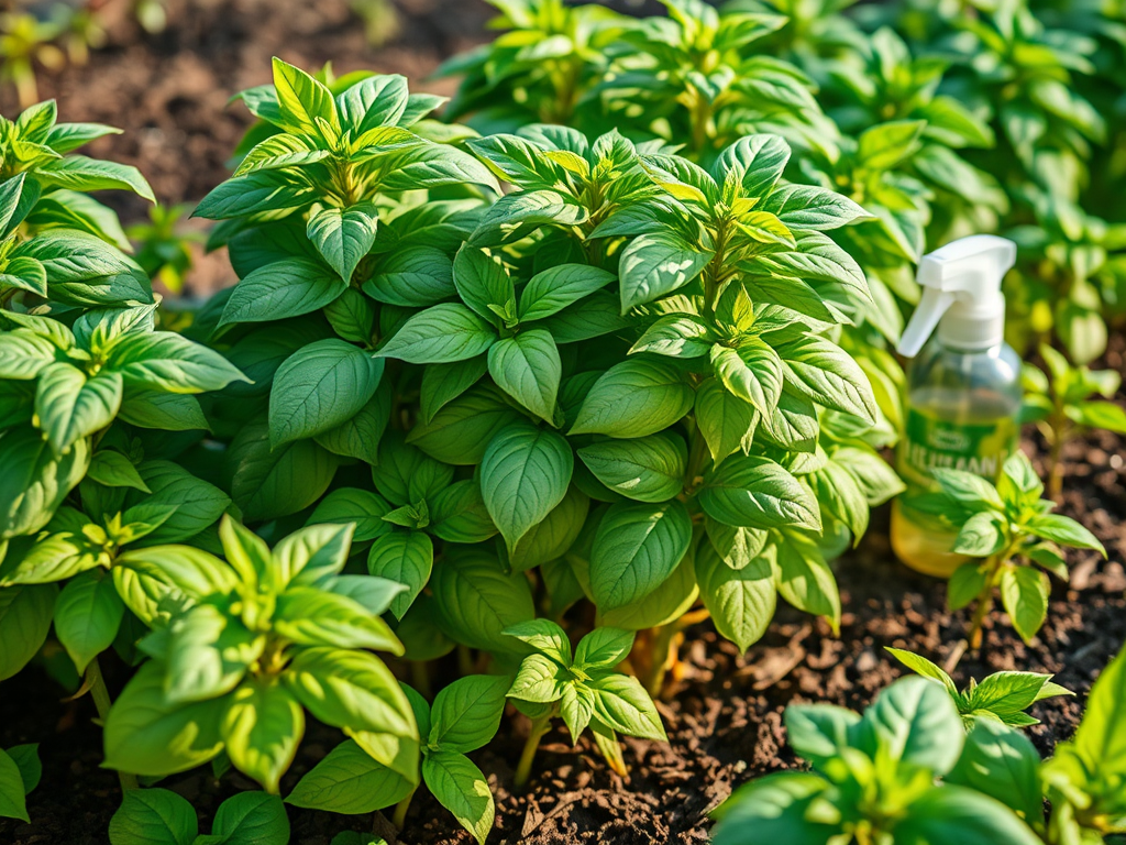 Melatonin Spray  and Biochar Synergistically Enhance Basil Plant Height by 24.9% and Leaf Dry Weight by 30.6%