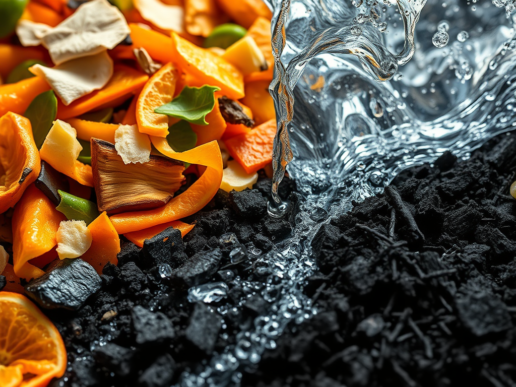 Food Waste’s New Life: How Activated Biochar Achieves 100% Lead and 82% Phenol Removal from Water