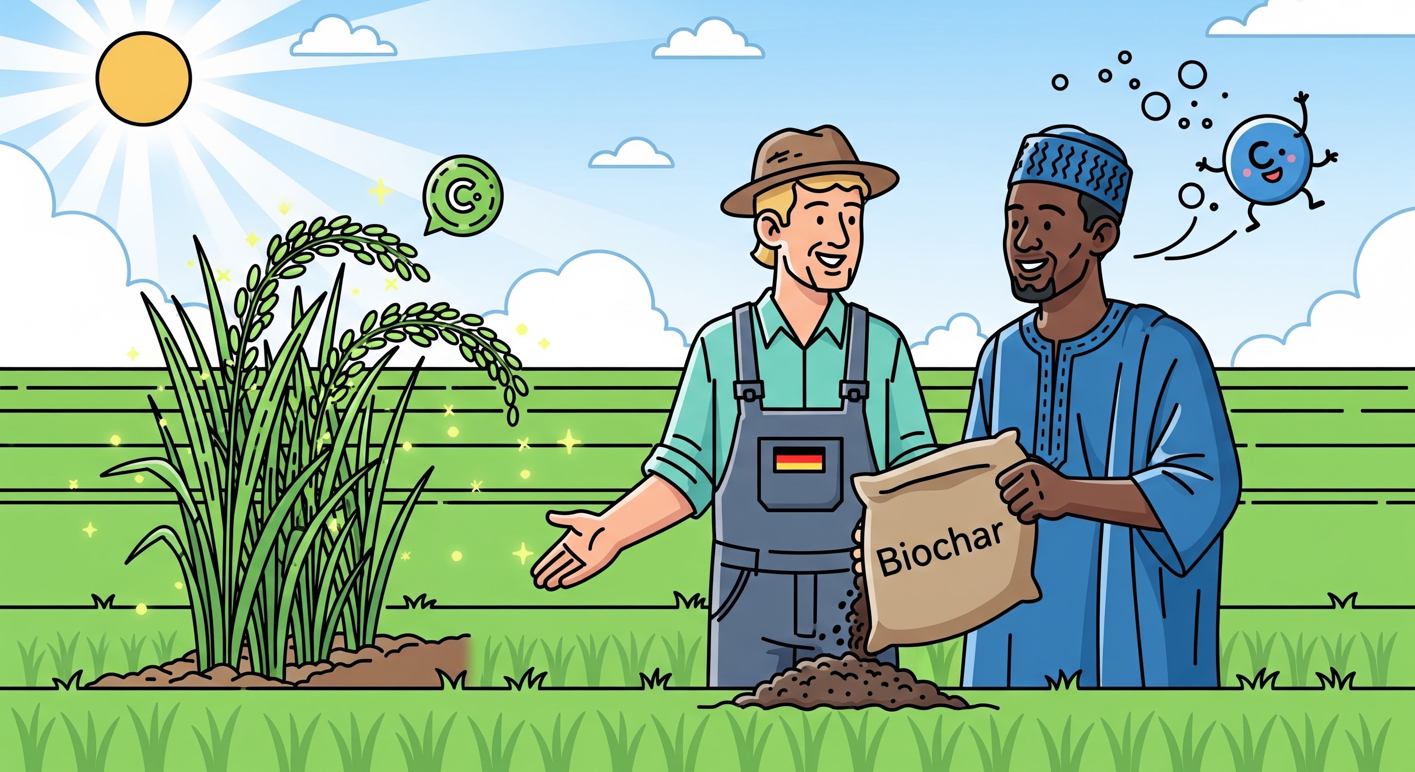 German Initiative Puts Biochar at the Forefront of Climate-Smart Rice Farming in Nigeria