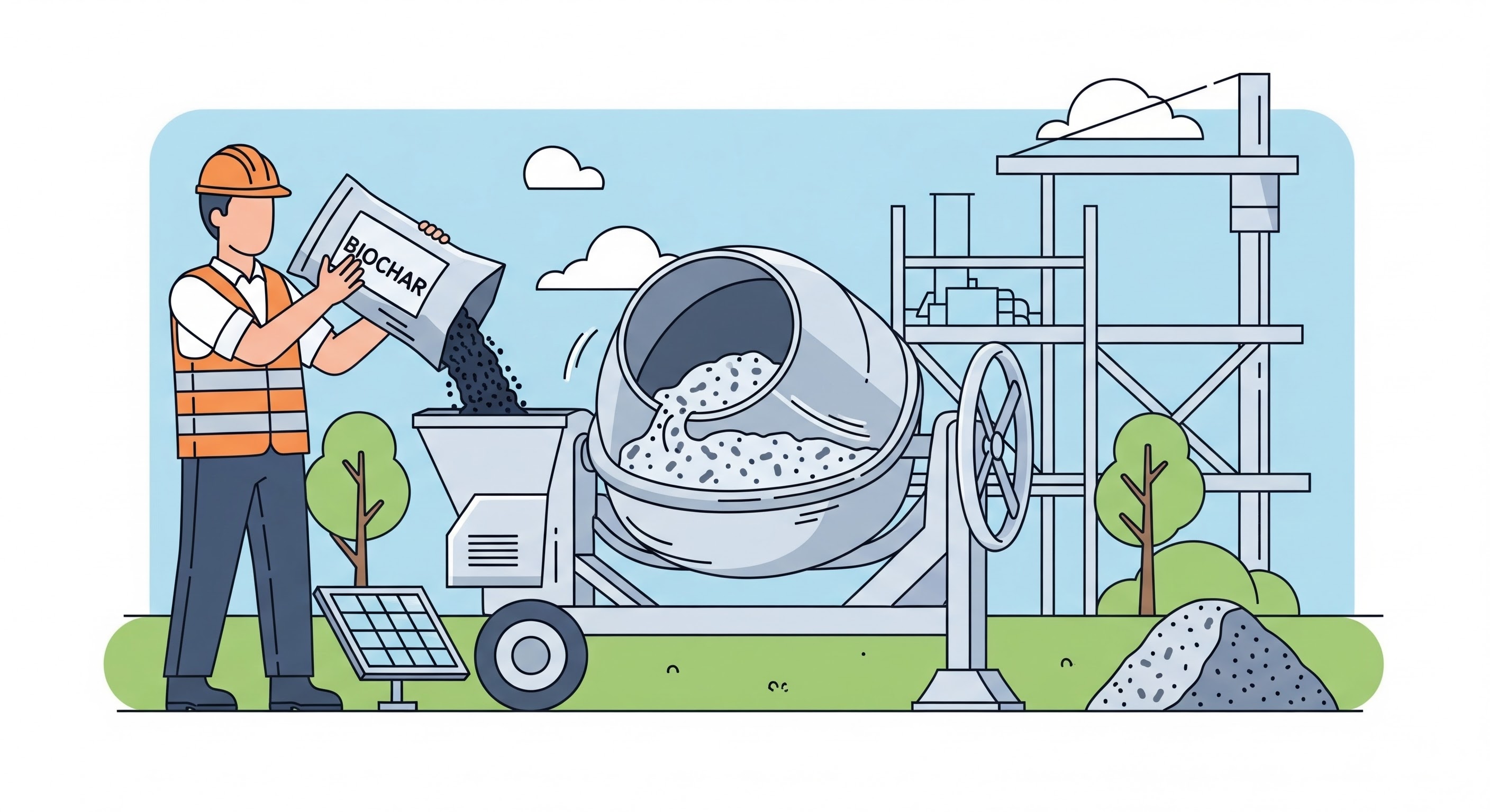 Canadian University Explores Biochar-Enhanced Concrete: A Stronger, More Sustainable Solution