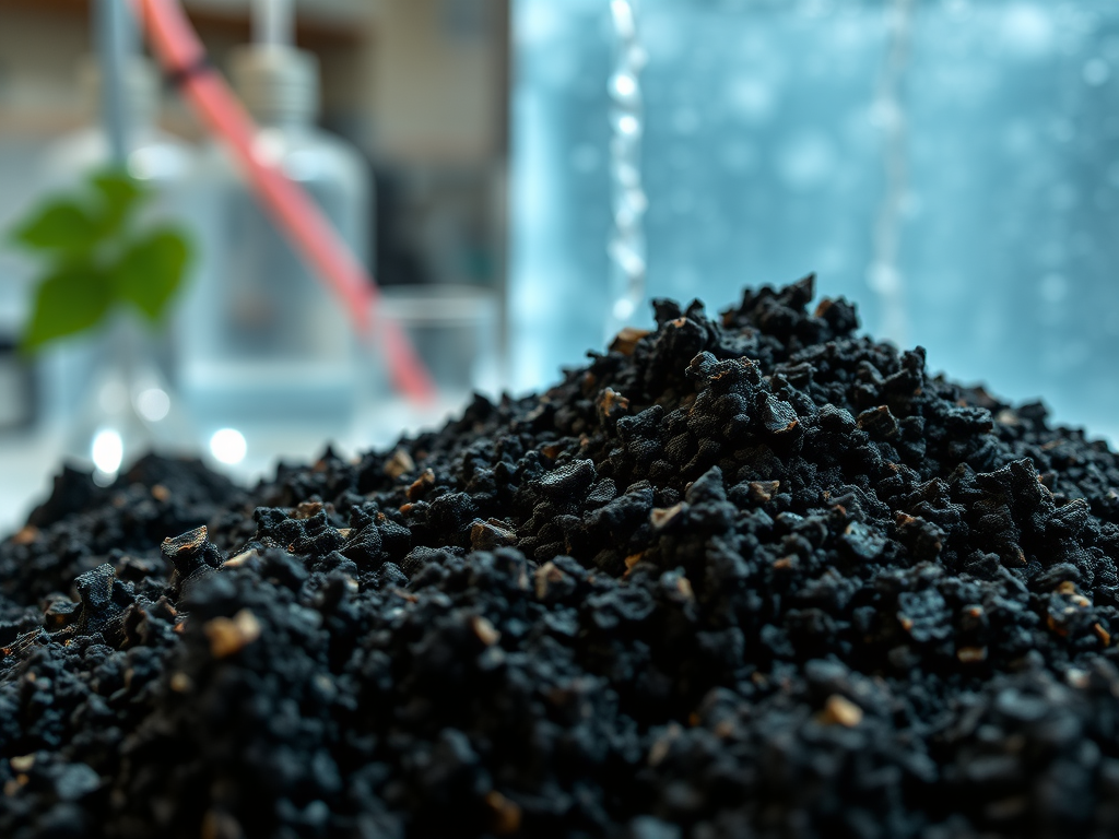 Biochar Made From Grape Stalks Achieves 99% Removal of a Key Antibiotic from Hospital Wastewater