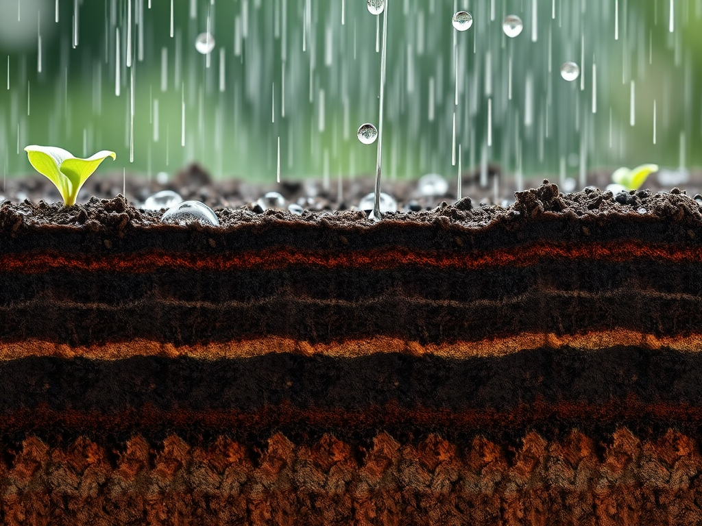 How Low-Intensity Rainfall and Montmorillonite Inhibit Biochar Migration