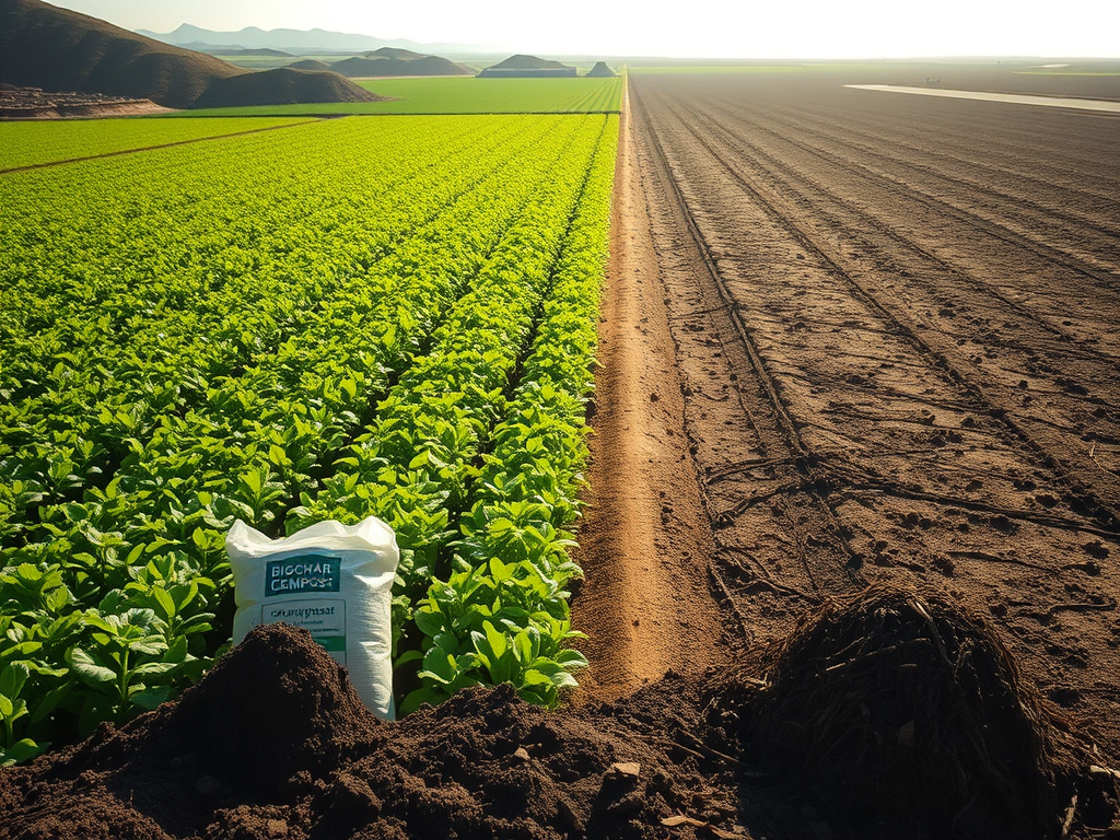 Biochar and Compost Cut Soil Salinity by 51% While Boosting Nutrient Levels in Coastal Land