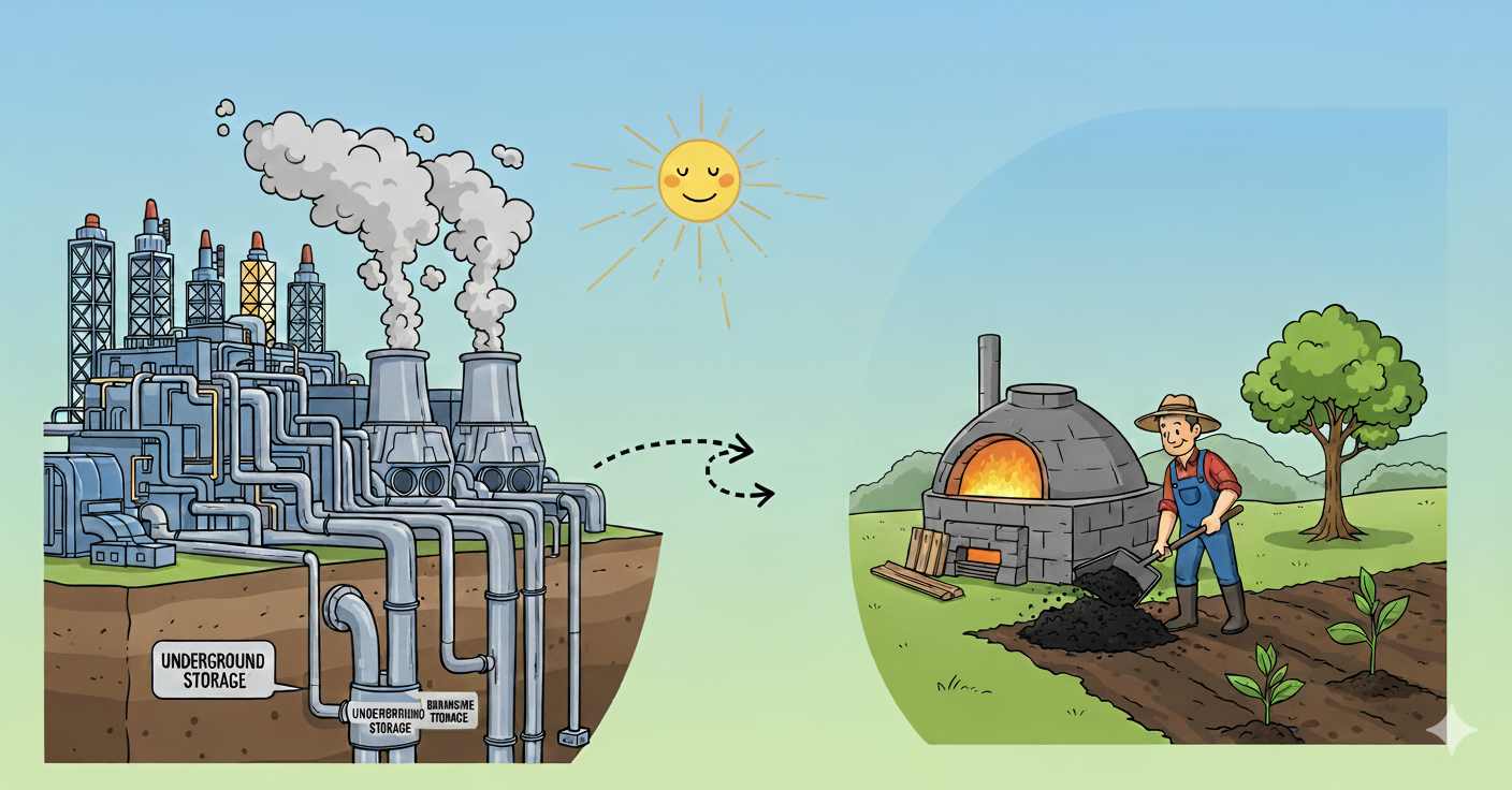 Carbon Capture Storage not Suitable in around 90% of Considered Location – Does Biochar Offer an Alternative?
