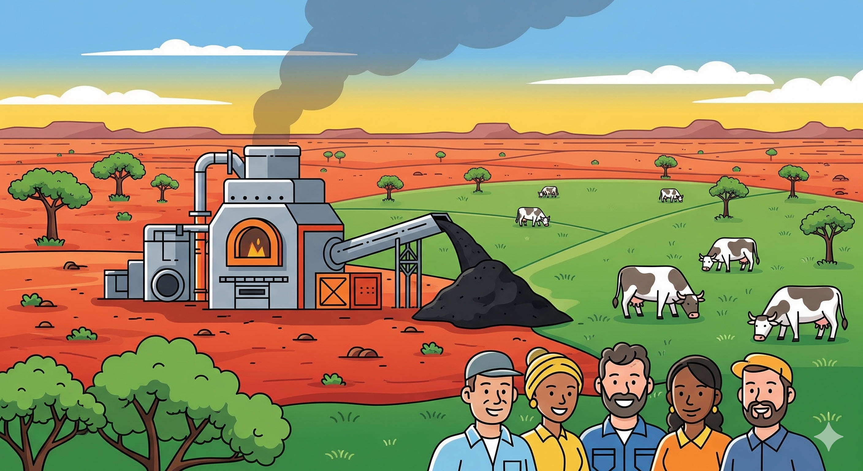 Biochar Project Aims to Restore Northern Cape Grazing Land