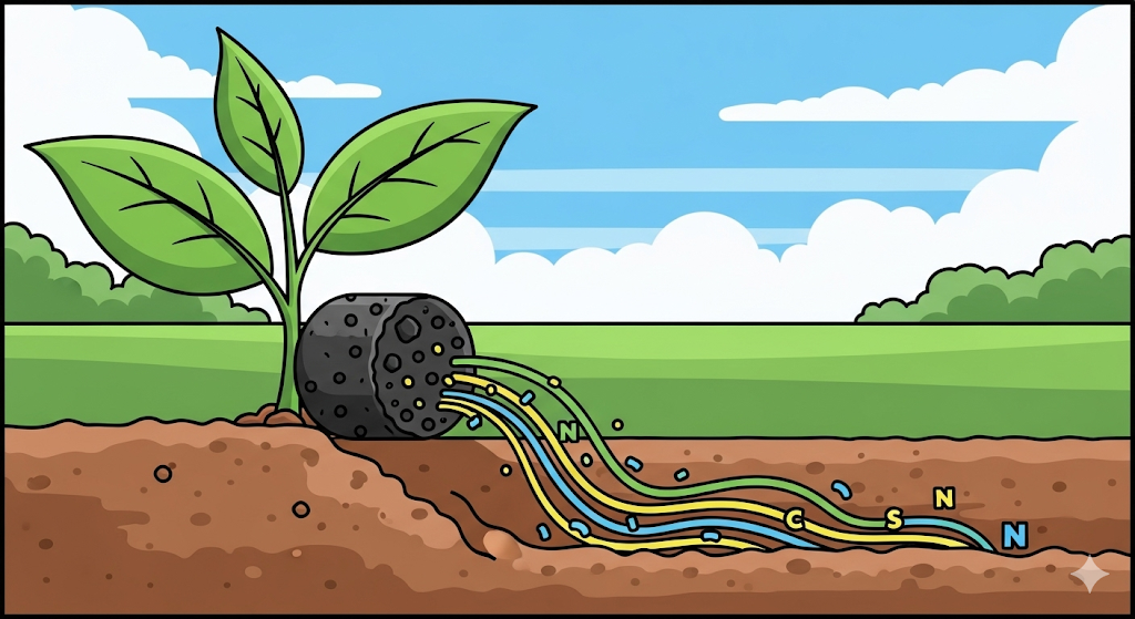 Itera Team Introduces Biochar-Based Slow-Release Fertilizer to Farmers in South Lampung