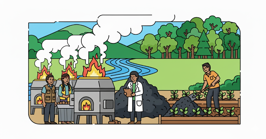 Mendocino County has Issued a Request for a Biochar Demonstration Project for Four Portable Biochar Kilns